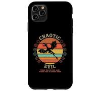 Chaotic Evil: Where The XP Vintage D20 Dragon RPG Gamer Carcasa para iPhone 11 Pro MAX