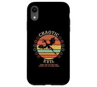 Chaotic Evil: Where The XP Vintage D20 Dragon RPG Gamer Carcasa para iPhone XR