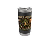 Chaotic Good Dad La casa es un desastre pero los niños están vivos Vaso térmico de acero inoxidable de doble pared