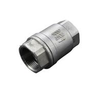 CHAOUYYZ 1/4", 3/8", 1/2", 3/4", 1", 2"-4", Bspt Hembra, Acero Inoxidable 201/304/316, Válvula de Retención Unidireccional, Vertical, Sello Rígido O Blando/Dn20 3L4 Inch Bsp/Ss304