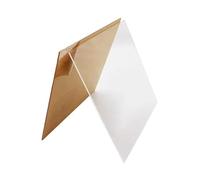 CHAOUYYZ 1 Mm 2 Mm 3.0 Mm 5 Mm 8 Mm 10 Mm Transparente Placa Acrílica Hoja Pmma 1/10 Piezas/5 * 100 * 100Mm 1Pc