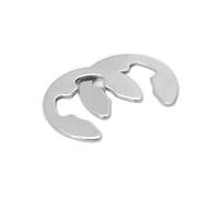 CHAOUYYZ 10/20/50/100/200 Piezas Anillo de Retención de Apertura de Acero Inoxidable 304 M2 M2.5 M3/M4 M5 M6 M8 M9 M12 M15 Arandela Dividida Anillo de Retención Tipo E/Color/10Pcs M15