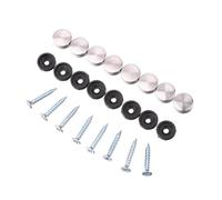 CHAOUYYZ 8 Juegos de Tornillos para Espejos de 12-30 Mm, Tornillos Decorativos para Tapas de Vidrio, Tornillos Publicitarios para Cubiertas de Acero Inoxidable, Herrajes para Muebles/22Mm/ Size