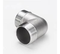 CHAOUYYZ Codo Bsp en Ángulo de 90 Grados de 1/4", 3/8", 1/2", 3/4", 1" Y 1-1/4" de Acero Inoxidable 304, Roscaho, Conector para Tubería Deua, Dn8, Dn10, Dn15, Dn20 Y Dn25./ Color/3/8"