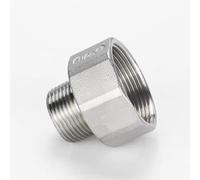 CHAOUYYZ Reductor de Rosca Hembra Aho Bsp de 1/4", 3/8", 1/2", 3/4", 1", 1-1/4", 1-1/2", 2", Adaptador de Conector de Tubería de Acero Inoxidable 304/ Color/Dn32 To Dn20