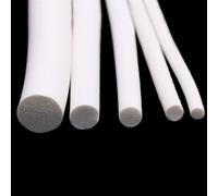 CHAOUYYZ Tira de Sellado de Goma, Tira de Esponja Blanca, Varilla de Soporte de Espuma Circular de Celda Cerrada, Sellado Eficiente./8Mm 5M/O