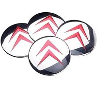 CHAOWEIFB 4 Piezas Coche Rueda Centro Tapas Pegatinas para Citroen C4 SpaceTourer 2018-, Tapas Centro Cubo Coche Pegatina Cubierta Tapacubos de Coche Modificado,C-50mm