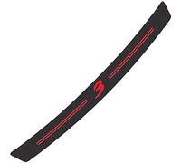 CHAOWEIFB Protector de Parachoques Trasero para Mazda 3 2004-2011, Carbono Fibra Protección Borde de Carga Protector de Umbral de Puerta Accesorios,Red