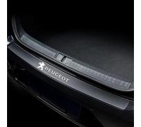 CHAOWEIFB Protector de Parachoques Trasero para Peugeot 407 SW 2004-, Carbono Fibra Protección Borde de Carga Protector de Umbral de Puerta Accesorios