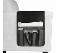 Chaoyilian Bolsa De Almacenamiento para Brazos De Sofá,Organizador Mandos Sofa,Reposabrazos Soporte De Bolsa para Mandos,Antideslizante,Grandes Espesores,Ahorrar Espacio,para Revistas TeléFono,Libros