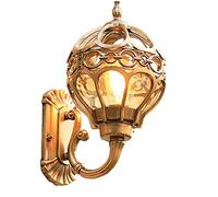 ChaoZan Antiguo Exterior Vaso Apliques de Pared, Vendimia Impermeable Lámpara de Pared Aluminio E27 Linterna moderno, Pasillo Entrada Villa Jardín Patio Camino Yarda puerta de casa balcón terraza