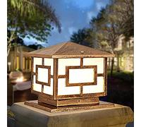 ChaoZan Sobremuro Jardín Exterior Cuadrado, E27 Apliques de Exterior Aluminio IP65 Impermeable, LED Lámpara de Sobremuro Exteriores metal Retro creativo, Patio Caminos porche césped Terraza