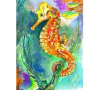 Chaozhirui Kit de punto de cruz con patrón fácil para adultos y principiantes,11CT bricolaje, Mozart Gato Gatito Animales Colores de hilo vibrantes- 40x50cm (Gato)