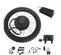CHAOZHU Kit de Conversión de Rueda Trasera para Bicicleta Eléctrica, Motor de Buje QS, 48V-72V, 5000-8000W, 17" -21", 3.5T/5T, 155mm (Kits de Ruedas motorizadas de 5 T, 18 Pulgadas Off-Road)