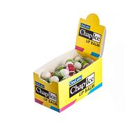 Chap-Ice Mini bálsamo para los labios Surtido de Sabores 50 Count Cherry, Citrus Orange, Kiwi Lime 1 pulgada naranja,verde,rojo