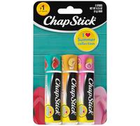 Chap Stick I Love Summer Collection Season flav Lip Balm supervisada Tube, 0.15 Ounce, Sweet Watermelon, Peaches & Cream, Rosa Lemonade Flavors, 3 Count