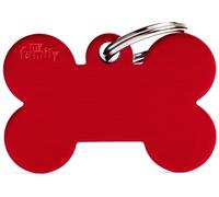 Chapa Basic Hueso Grande Personalizada para Perros y Gatos