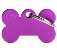 Chapa Basic Hueso Pequeño Personalizada para Perros y Gatos