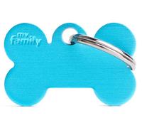 Chapa Basic Hueso Pequeño Personalizada para Perros y Gatos