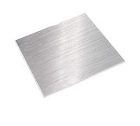 Chapa cuadrada de acero inoxidable, espesor de 0,2 mm a 3 mm, placa de metal pulido y cepillado plana, chapa de acero(0.5x60x60mm)