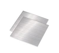 chapa de acero inoxidable 1 pieza de placa chapa cuadrada acero inoxidable plana metal cepillado pulido Adecuado para proyectos de bricolaje en cocinas o(0.5x60x60mm 2pcs)