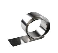 Chapa de acero inoxidable Lámina de acero inoxidable 2 a 10 mm ancho for equipos electrónicos, lámina 304 alta temperatura, 1 unidad(0.3x5x1000mm)