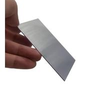 Chapa de aluminio, Lámina plana de aluminio 1060 for maquinaria eléctrica, 1 pieza, plateada, en varios tamaños(250x300x3mm (1Pc))