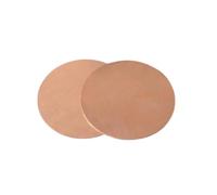 Chapa de cobre 2 láminas de cobre redondas for construcción mecánica, disco puro sólido, placa redonda en blanco T2 C1100 M1(30MM*1.2MM)