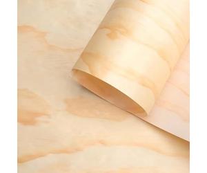 Chapa de madera natural de pino, muebles de madera maciza, chapa de mesa de comedor, bricolaje, decoración y renovación de paredes del hogar, 58 x 250 cm, grosor 0,5 mm