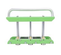 Chapa Metal Curvar, Plegadora Manual para Hoja Metálica, 3 Estaciones, Ángulo de Doblado 0-90° - Rodillos de Acero Rápido, de Aleación de Aluminio, para Techos y Canales