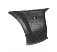 Chapa Panel Lateral Trasero Izquierdo Placa Esquina Apto para VW Golf II 19E 1G1