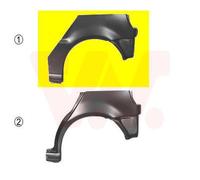 Chapa Panel Lateral Trasero Izquierdo Radlaufrand Apto para VW Polo 6N2 6N1