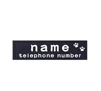 Chapa Perro Grabada 2 PCS Etiquetas de arnés de perro personalizado Nombre del perro Personalizado Perro Dog Collar Etiqueta Etiqueta Etiqueta Partido Personalizado Personal Mascota Arnés Nombre Etiqu