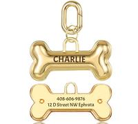 Chapa Perro Grabada Personalizada, Nombre, NúMero de TeléFono, DireccióN en Ambos Lados, Adecuado Para Gatos y Perros Medianos y PequeñOs, Coleira cao, Collares para gatos, DecoracióN Para Mascotas