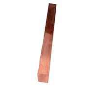 Chapa plana de cobre púrpura, Tira de placa de barra cuadrada plana de cobre rojo T2, 200 mm de longitud, varios tamaños(20x20x200mm)