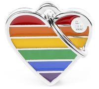 Chapa Rainbow Personalizada para Perros y Gatos