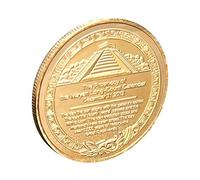 Chapado En Oro Fancy Maya Moneda Conmemorativa Bitcoin Colección Monedas Turismo Arte Colección Arte