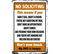 Chapas Metalicas No Se Permite Solicitar, Ni Siquiera Tocar, Mi Perro Tiene Hambre. Retro Placas Metálicas Vendimia Letrero Metálico para Baño Garaje Aseo 20X30Cm