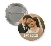 Chapas Personalizadas Aguja. Disfraz Despedida Soltera. Detalles Jubilación. Team Bride. Recuerdos Comunión. Regalos Fin Curso. Chapas Eventos. Descuentos por cantidad. 59mm Pack 100 unidades