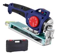 Chapeadora de Cantos Portátil de Termofusión, Chapeadora Portátil para Carpintería Curva, Recta e Irregular con Temperatura Ajustable, Chapeadora Manual para Cantos Adhesivos Termofusibles