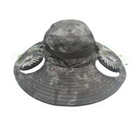 Chapeau De Soleil Pour - Chapeau De Pêche | Couvre-chef Respirant Et Rafraîchissant Avec Ventilateur Rechargeable USB, Chapeaus Des Protection Solaire Avec Ventilateur Idéal Pour La Randonnée,