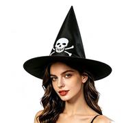 Chapeau de sorcière Noir élégant au Style Classique, idéal Pour Les déguisements, Halloween le Cosplay. (Negro, M)