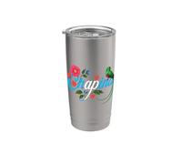 Chapina Guatemala Quetzal Antigua Guatemalteca Maya 502 Chica Vaso térmico de acero inoxidable de doble pared