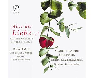 Chappuis//Chamorel - Aber Die Liebe-Mélodies et Œuvres pour Piano