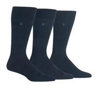 Chaps Calcetines de vestir suaves para hombre con patrones de moda de rombos (paquete de 3), Azul marino surtido, 6-12, Calcetines de rombos supersuaves, 3 pares