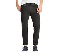 Chaps Mens Solid Stretch Twill Pants 38W x 32L Black