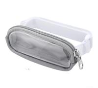 Chapstick - Soporte para visera de coche, correa elástica de nailon que mantiene el bálsamo labial en posición vertical, interior gris