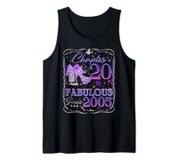 Chapter 20 Fabulous Since 2005 20th Diamond Birthday Queen Camiseta sin Mangas