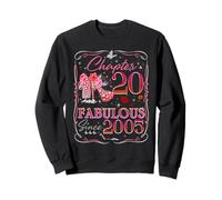 Chapter 20 Fabulous Since 2005 20th Diamond Birthday Queen Sudadera