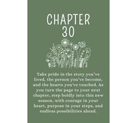 Chapter 30: A 30th Birthday Keepsake Journal With Lined Pages to Celebrate the Past, Embrace the Present, and Write Your Next Chapter. Green Cover.